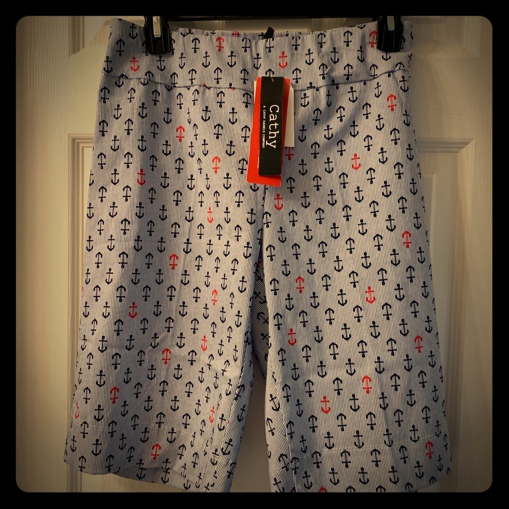 Cathy Super Stretch Anchor Walking Shorts